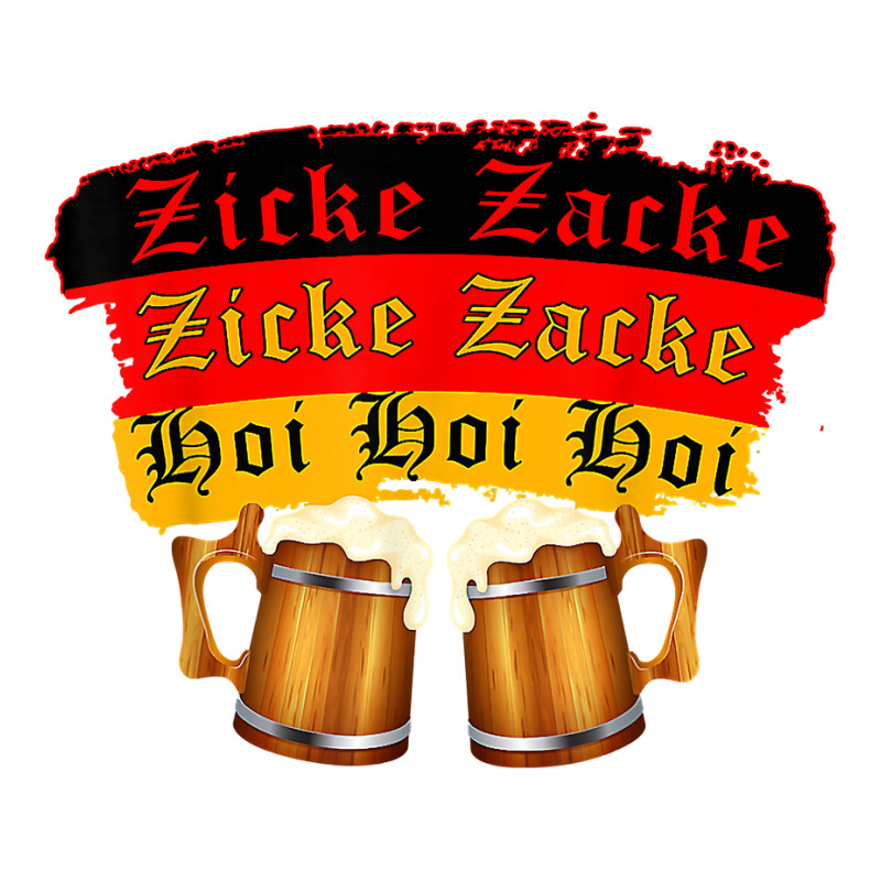 German Oktoberfest Zicke Zacke Hoi Tee Funny German Beer T Shirt Fashion Visor by vazwttopperve | Artistshot