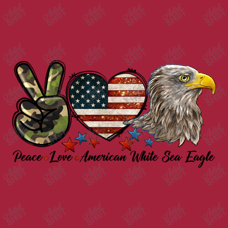 Peace Love American White Sea Eagle Fashion Visor by LillyAllenDesigns | Artistshot