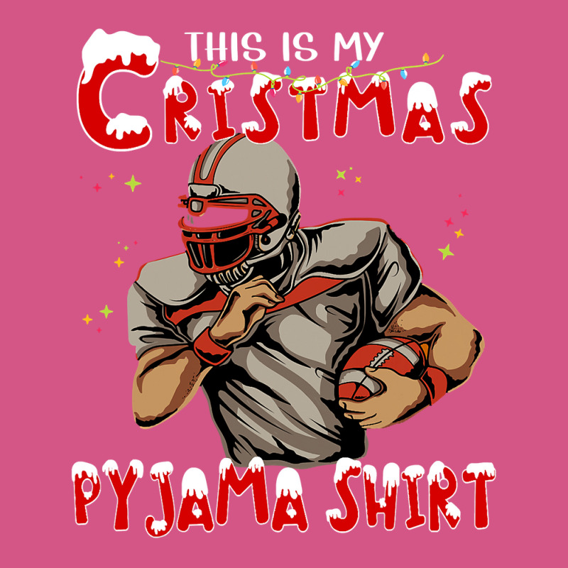 Football This Is My Christmas Pajama Funny Xmas Football Player 446 Fashion Visor by hopelessoon | Artistshot