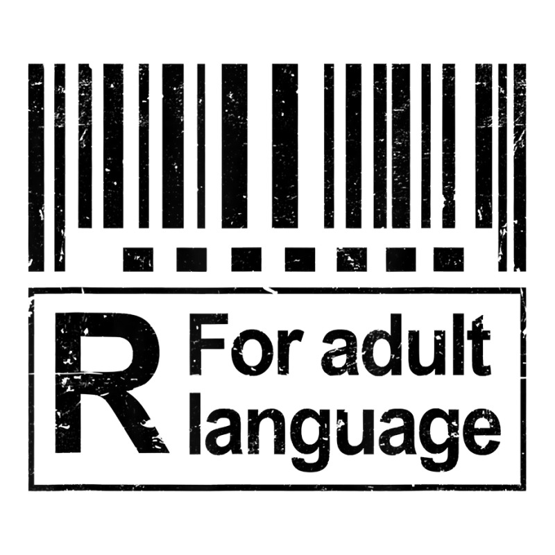 Barcode Sign R For Adult Language Warning Label Sign T Shirt Nike Dri-FIT Cap by vazwttopperve | Artistshot