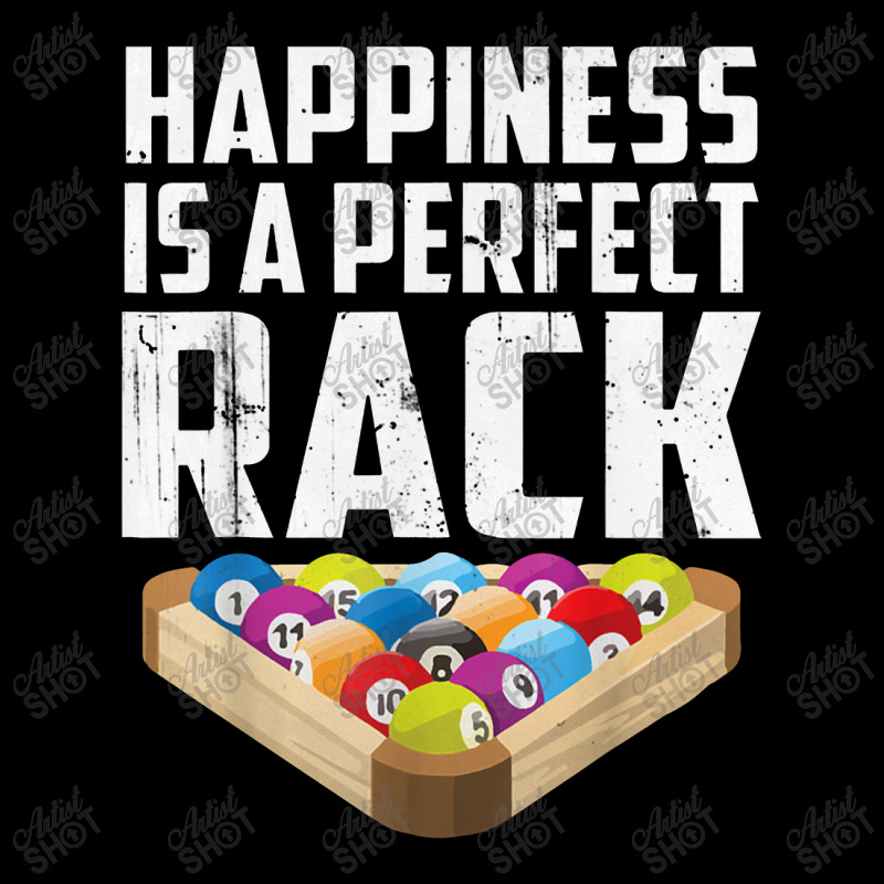 Happiness Is A Perfect Rack Funny Billiards Youth Sweatshirt | Artistshot