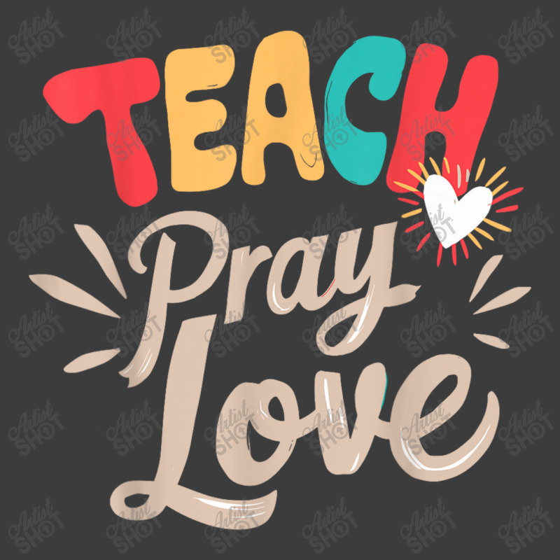 Teach Pray Love Design Teacher Men's Polo Shirt | Artistshot