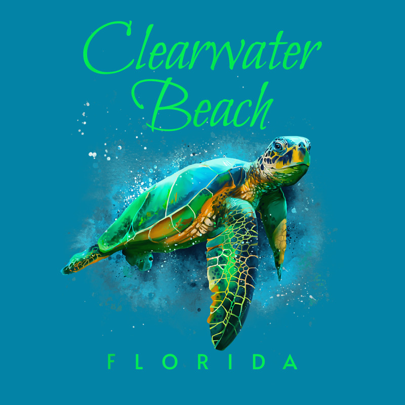 Clearwater Beach Florida Watercolor Sea Turtle Retro Trucker Cap by NikoPittman | Artistshot