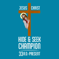 Funny Jesus Christ Hide & Seek Champion Atheism Retro Trucker Cap | Artistshot