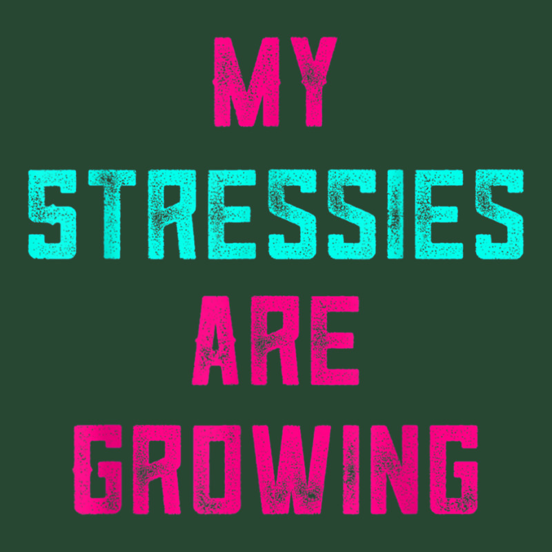 My Stressies Are Growing Funny Overworked Stressed Out Shirt Retro Trucker Cap by cm-arts | Artistshot