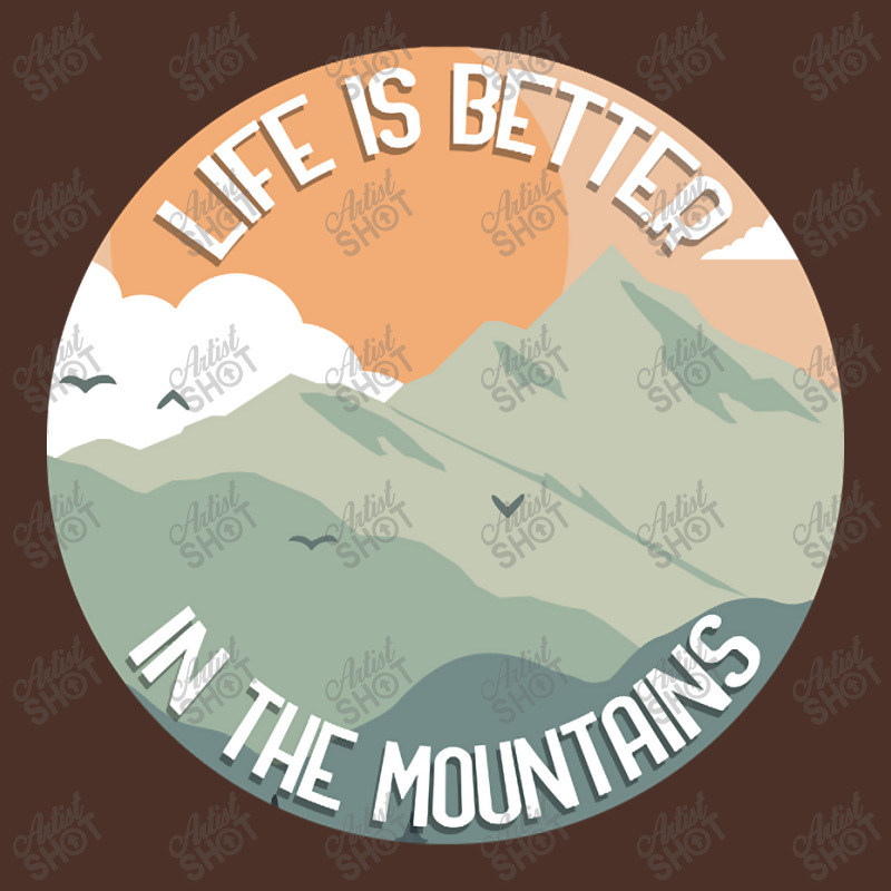 Life Is Better In The Mountains-opmxr Retro Trucker Cap by macklinsampson | Artistshot