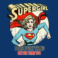 Us Dc Supergirl Text Better Than You 01 T Shirt Seamless Cap | Artistshot