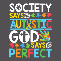 Autism Son Child Daughter Society God Says I M Perfect Faith Yupoong Trucker Cap | Artistshot