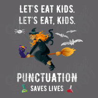 Teachers Halloween Funny Eat Kids Punctuation Saves Lives Yupoong Trucker Cap | Artistshot