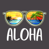 Aloha Hawaii Hawaiian Island Sunglasses Palm Trees Beach T Shirt 5 Panel Snapback Cap | Artistshot