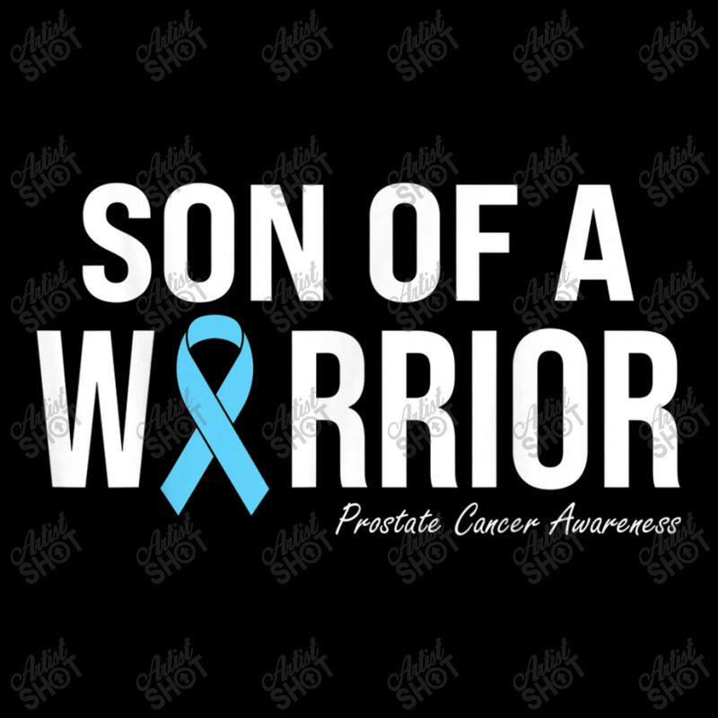 Family Prostate Cancer Awareness Light Blue Son Of A Warrior 5 Panel Snapback Cap | Artistshot