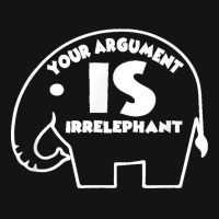 Your Argument Is Irrelephant Funny Elephant Pun Jokes Memes Pa Trucker Cap | Artistshot