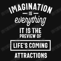 Imagination Is Everything It Is The Preview Of Life's Coming Attractio Baby Bibs | Artistshot