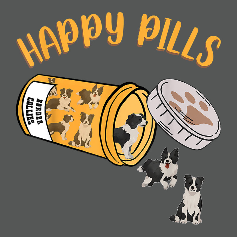 Happy Pills Border Collie Dog Lover T Shirt Basic Backpack | Artistshot