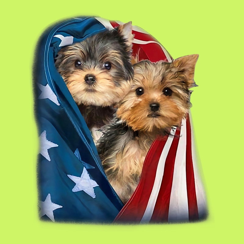 Yorkshire Terrier Us Flag July 4th Patriotic Yorkie Puppies T Shirt Fashion Visor by emly9i8u7y6y5t | Artistshot