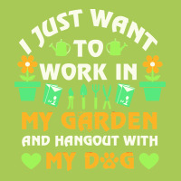 I Just Want To Work In My Garden T  Shirt I Just Want To Work In My Ga Fashion Visor | Artistshot