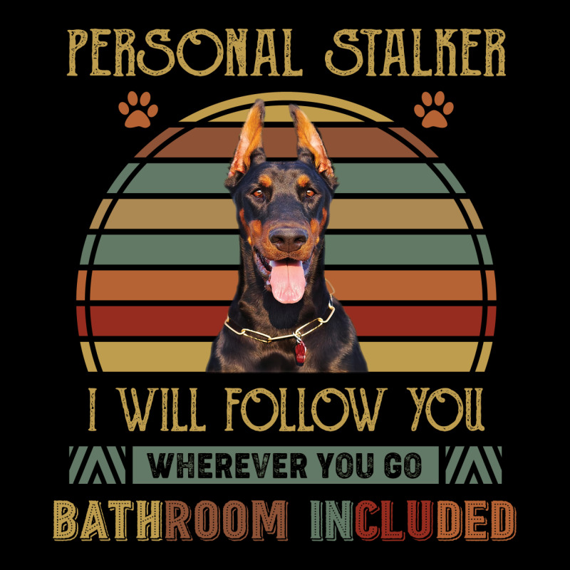 ULTRABASIC Women's Golden Retriever Graphic T-Shirt - "Personal Stalker" V-Neck Tee, 100% Cotton, Dog Lover Shirt - View #8