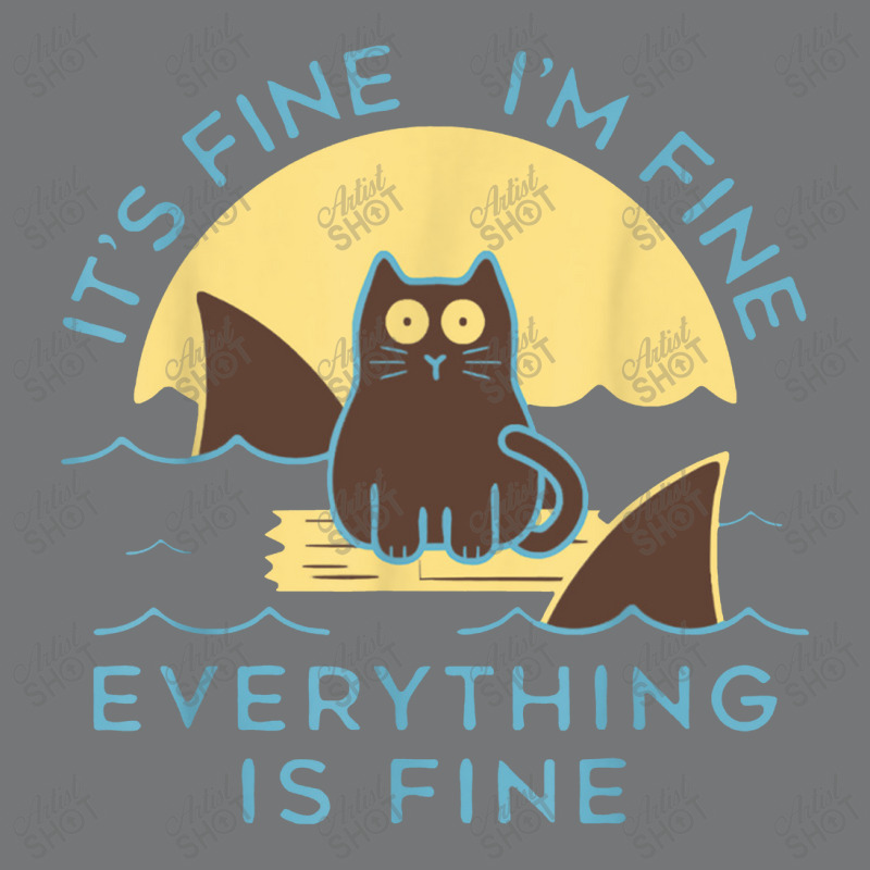 It's Fine I'm Fine Everything Is Fine Funny Cat 1 Nike Dri-fit Cap | Artistshot