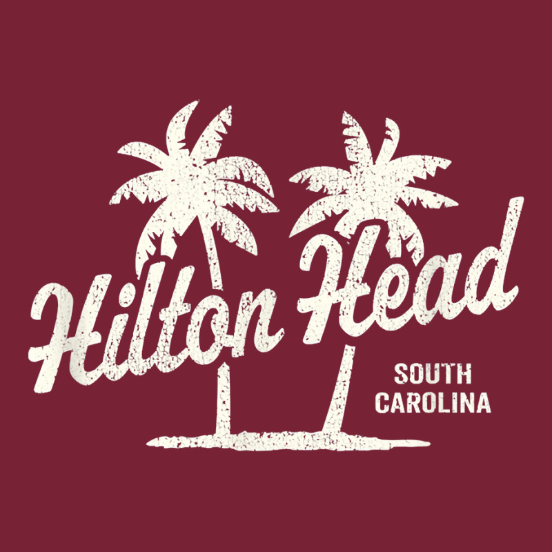 Hilton Head Island South Carolina Vintage 70s Palm Trees Gra T Shirt Nike Dri-FIT Cap by aryanahjerich | Artistshot