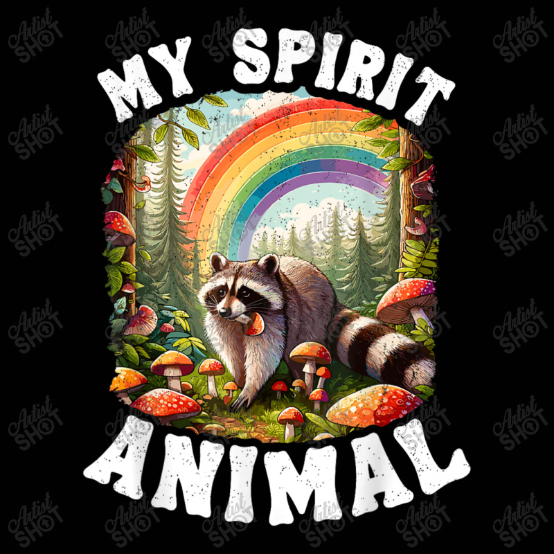 My Spirit Animal Racoon Toddler 3/4 Sleeve Tee by Rebecca Mitchell | Artistshot