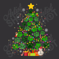 Dog Cat Paws Christmas Tree Vintage Hoodie | Artistshot