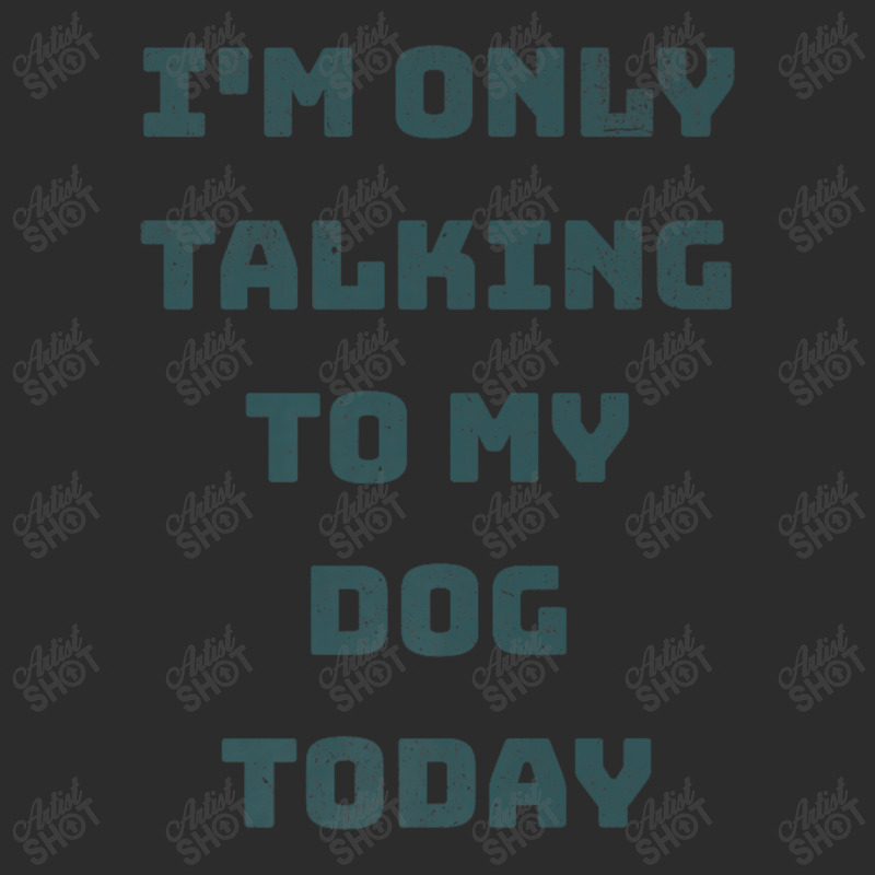 I'm Only Talking To My Dog Today Cropped Hoodie by Rebecca Mitchell | Artistshot