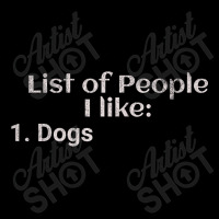 List Of People I Like Dogs 5 Panel Snapback Cap | Artistshot