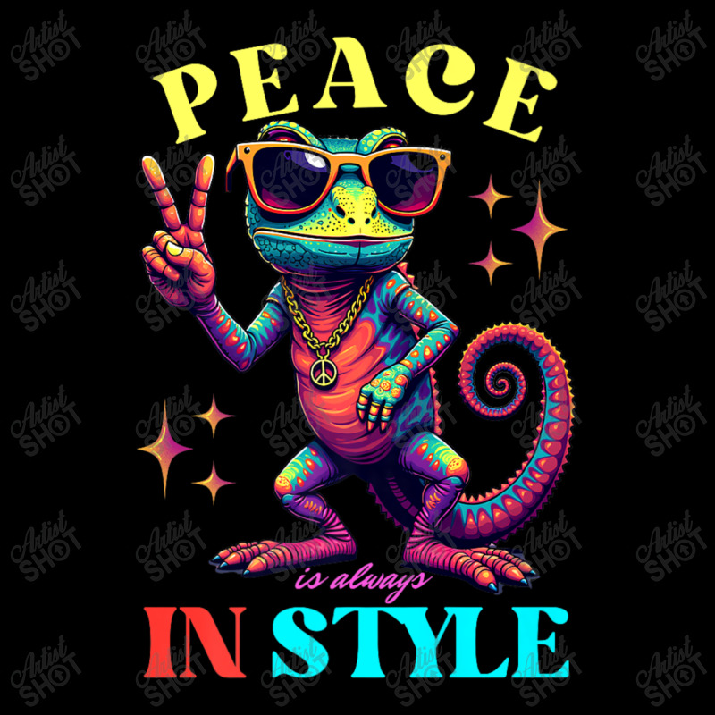 Peace Is Always In Style, Funny Vintage Chameleon Youth Jogger by Rebecca Mitchell | Artistshot