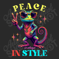 Peace Is Always In Style, Funny Vintage Chameleon Toddler T-shirt | Artistshot