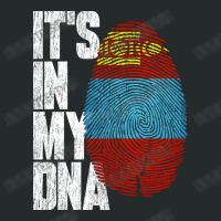 It's In My Dna Mongolian Proud Mongolia Flag Women's Triblend Scoop T-shirt | Artistshot