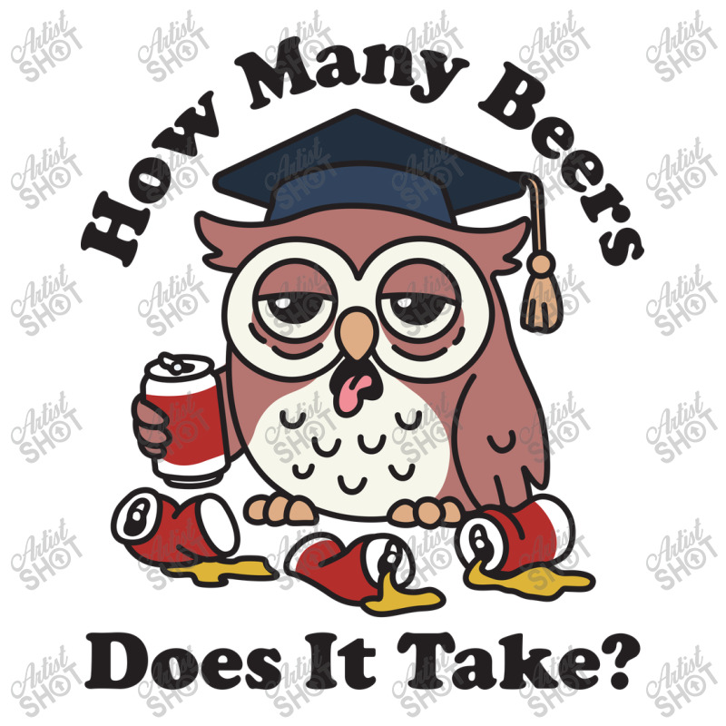 Owl How Many Beers Does It Take Youth Hoodie by NQArtist | Artistshot