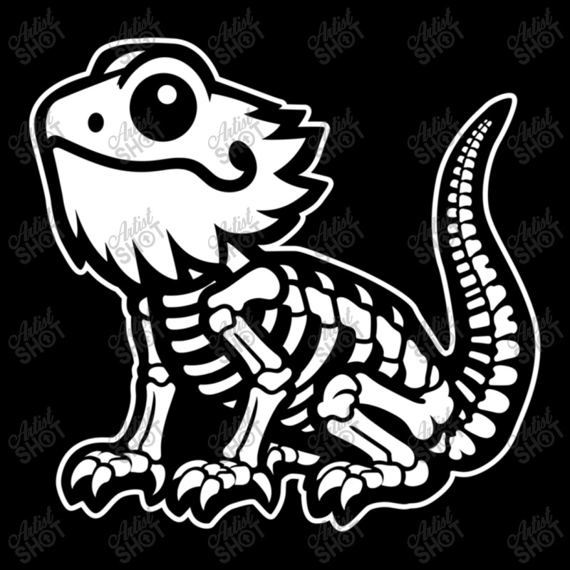 Xray Skeleton Bearded Dragon Funny V-Neck Tee by Rebecca Mitchell | Artistshot