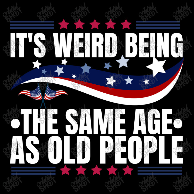 It's Weird Being The Same Age As Old People Youth Zipper Hoodie by Karimou94 | Artistshot