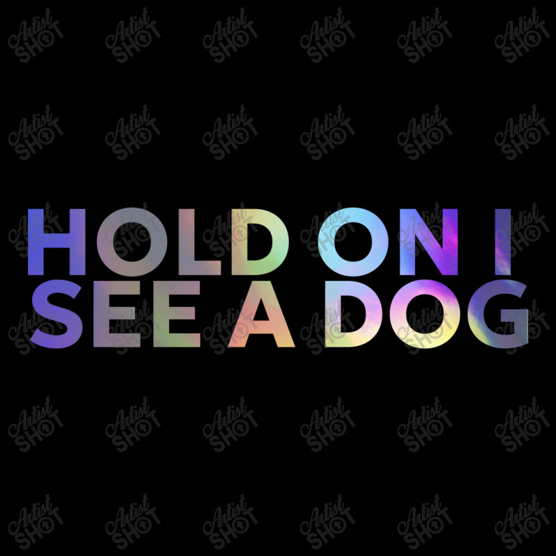 Hold On I See A Dog Adjustable Cap by Karimou94 | Artistshot