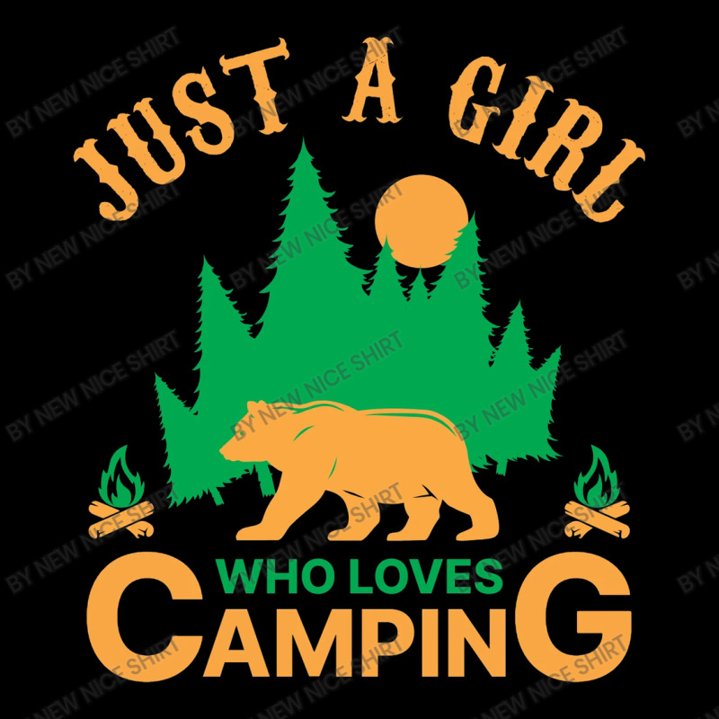 Just A Girl Who Loves Camping Long Sleeve Baby Bodysuit | Artistshot