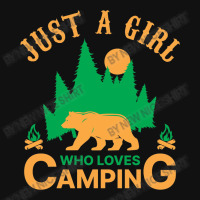 Just A Girl Who Loves Camping Baby Beanies | Artistshot