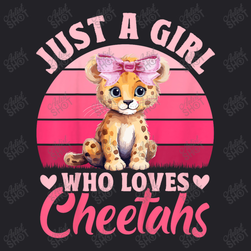 Just A Girl Who Loves Cheetahs Youth Tee by Rebecca Mitchell | Artistshot