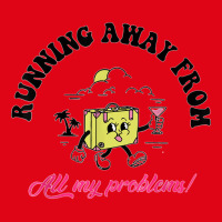 Running Away From All My Problems, Funny Science T Shirt Retro Trucker Cap | Artistshot