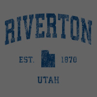 Riverton Utah Ut Vintage Athletic Navy Sports Design Retro Trucker Cap | Artistshot