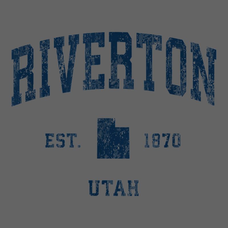 Riverton Utah Ut Vintage Athletic Navy Sports Design Retro Trucker Cap by Scout | Artistshot