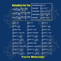 Derivatives For You You’re Welcome Funny Math Graphic Music Seamless Cap | Artistshot