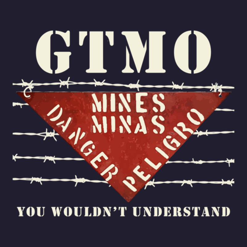 Gtmo Land Mine Barbed Wire Sign  Guantanamo Bay Cuba Seamless Cap | Artistshot