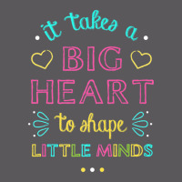 It Takes A Big Heart To Shape Little Minds Teacher Seamless Cap | Artistshot