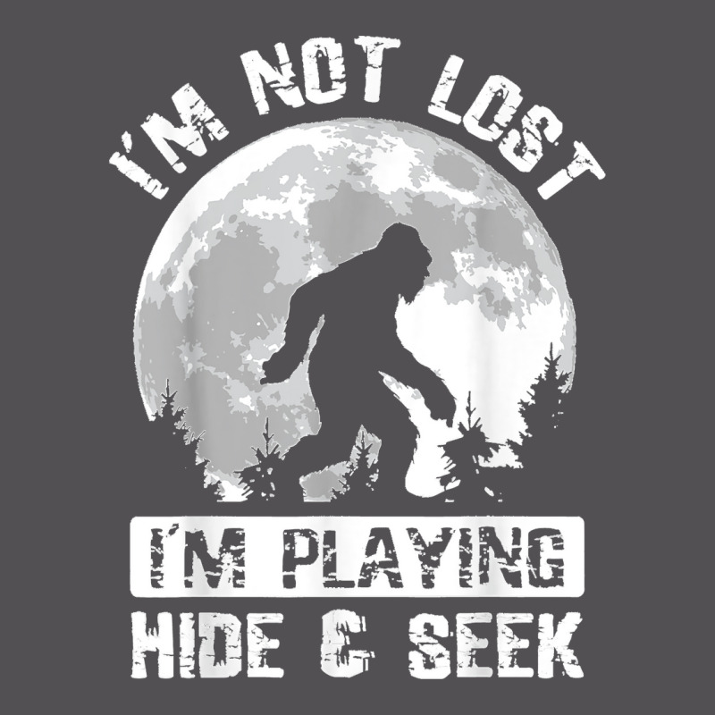 Retro Bigfoot Im Not Lost Im Playing Hide & Seek Sasquatch Yupoong Trucker Cap by LisaMarieRangel | Artistshot