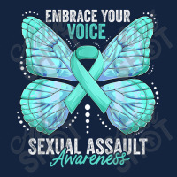 Sexual Assault Awareness Month Butterfly Teal Ribbon Foam Snapback Hat | Artistshot