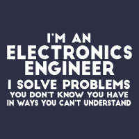 Engineer Funny Gift   Electronics Engineer I Solve Problems T Shirt Pa Trucker Cap | Artistshot