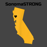 Support Sonoma Strong California State Heart Love T Shirt Fashion Visor | Artistshot