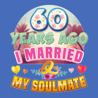 I Married My Soulmate 60 Years Ago 60th Wedding Anniversary T Shirt Fashion Visor | Artistshot