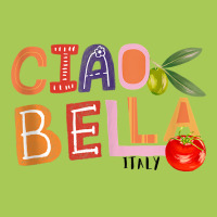 Funny Ciao Bella Saying Italy Garden For Italian Foods Lover Tank Top Fashion Visor | Artistshot