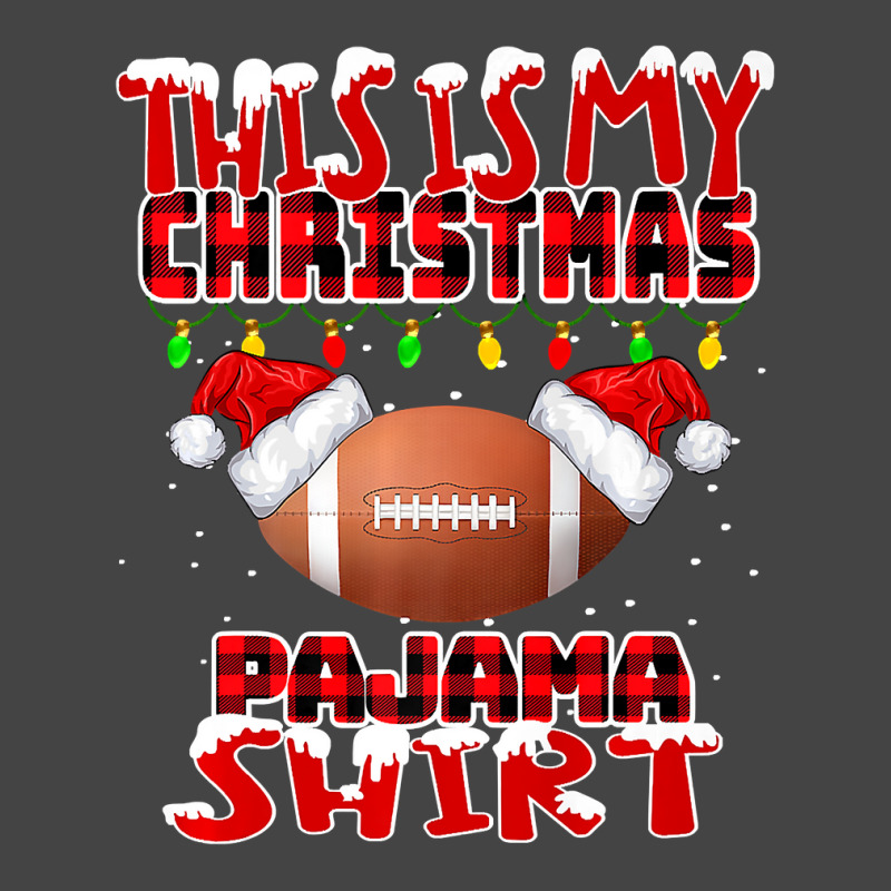 Football This Is My Christmas Pajama Football Xmas Boys Men 377 Fashion Visor by permad | Artistshot